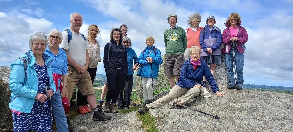 Trevone club walkers